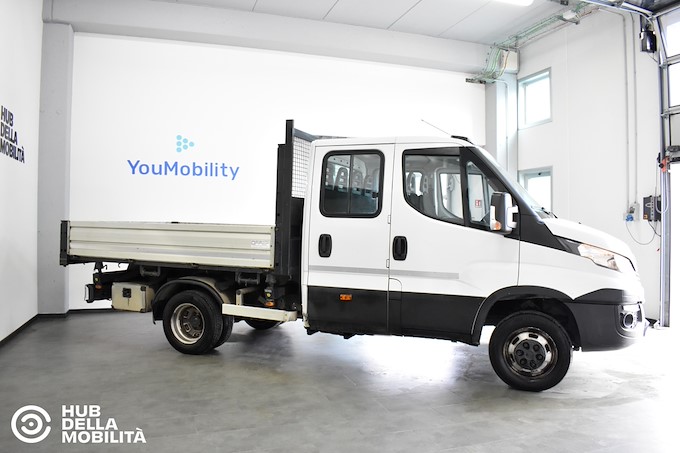 IVECO 50C15 D 6+1Quad-Tor RG Dop.Cabina Cassone Ribalt.